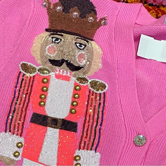 QUEEN OF SPARKLES Sweaters Queen Of Sparkles Pink Nutcracker